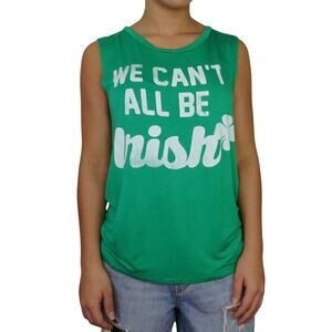 Urban Outfitters We Can't All Be Irish Graphic Tank Top Small St. Patrick's Day